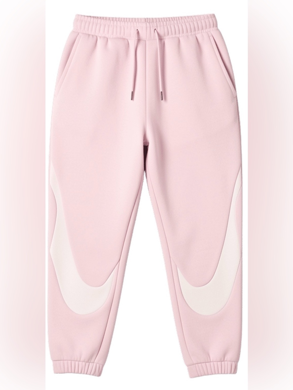 Nike Light Pink Sweatpants with White Swoosh
